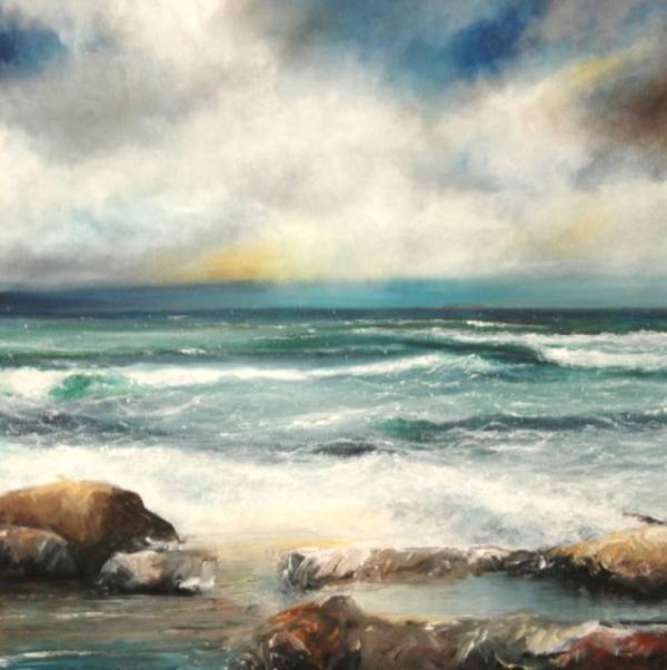 - Mixed Media on Canvas, Painting by John Tregembo, measuring 58 x 58 cm (H x W) framed at 72 x 72 cm £750